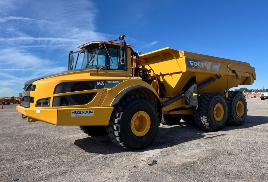 2023 volvo a40g articulated dump truck
